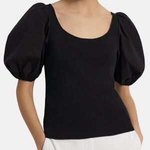 [NwoT] Summer - Theory Solid Puff Sleeve Top